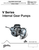 V Series Internal Gear Pumps IOM Cover