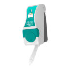 MultiDose is a hand pump for dispensing cleaning solutions into sinks